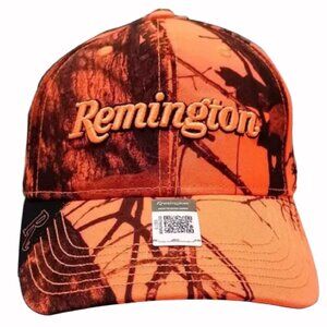 Remington Orange Mossy Oak Camo Embroidered Cap Hat - NEW Fast Ship